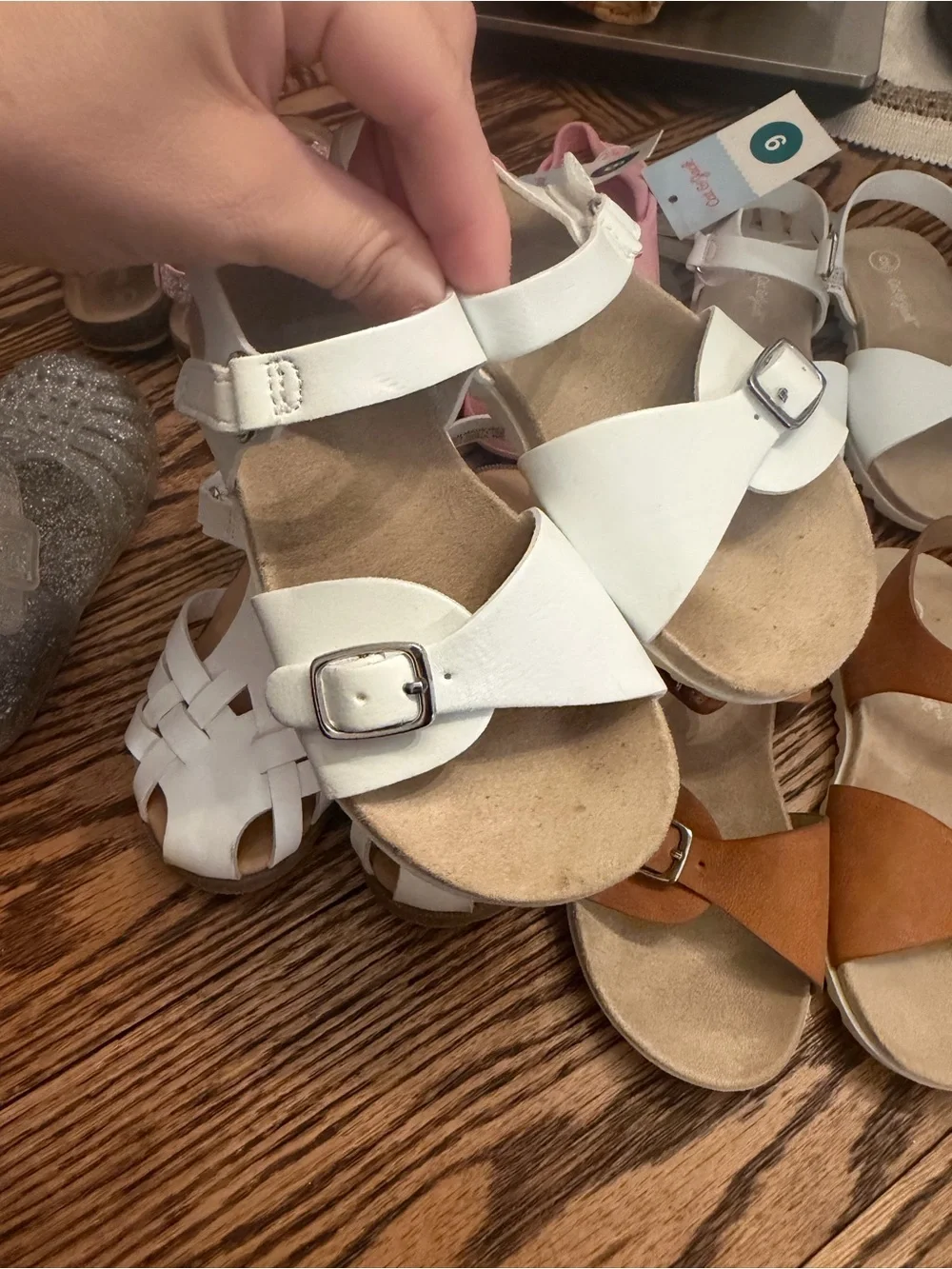 Cat and Jack & Berkley Jensen Bundle of Toddler Girl Sandals Size 9 Toddler